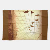 Vintag Painters Brooklyn Bridge Geschirrtuch (Horizontal)