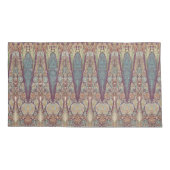 Vintag Paisley Elephant Lila Boho Chic Kaschmir Kissenbezug (Rückseite-Links)