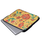 Vintag Paisley Floral Garden Laptopschutzhülle (Vorne Knopf)