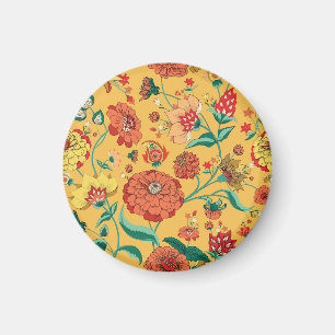 Vintag Paisley Floral Garden Magnet