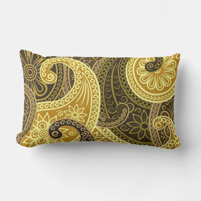 Vintag Paisley Lendenkissen (Vorderseite)