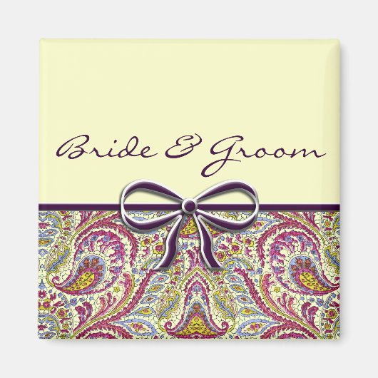 Vintag Paisley Magnet (Vorne)