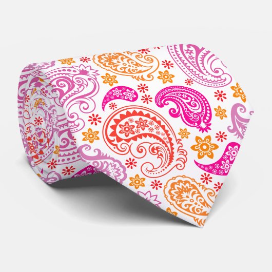 Vintag Paisley Pattern Krawatte (Gerollt)