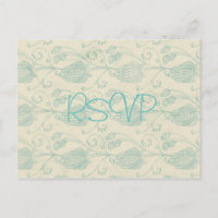 Vintag Paisley Wedding Einladung UAWG mit Foto