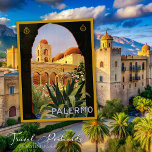 Vintag Palermo Italien Reisen Postkarte<br><div class="desc">Treten Sie ein in die Vergangenheit mit dieser Vintag inspiriert Palermo, Italien Reise Postkarte. Jede Postkarte, die mit Liebe von Mylini Design entworfen wurde, zeichnet sich durch den einzigartigen Charme und den historischen Reiz Palermos aus. Es ist mehr als nur eine Karte, es ist ein kleines Stück italienischer Geschichte, das...</div>