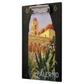 Vintag Palermo Italy Poster Klemmbrett (Links)