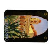 Vintag Palermo Italy Poster Magnet (Horizontal)