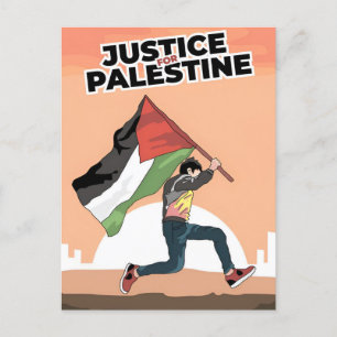 Vintag Palestine Travel Water Color Retro Postkarte