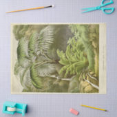 Vintag Palm Tree Ephemera Decoupage Französisch Seidenpapier (Basteln)