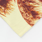 Vintag Palm Trees Blue Sky Fleecedecke (Ecke)