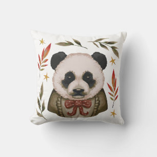 Vintag Panda Charm Kissen