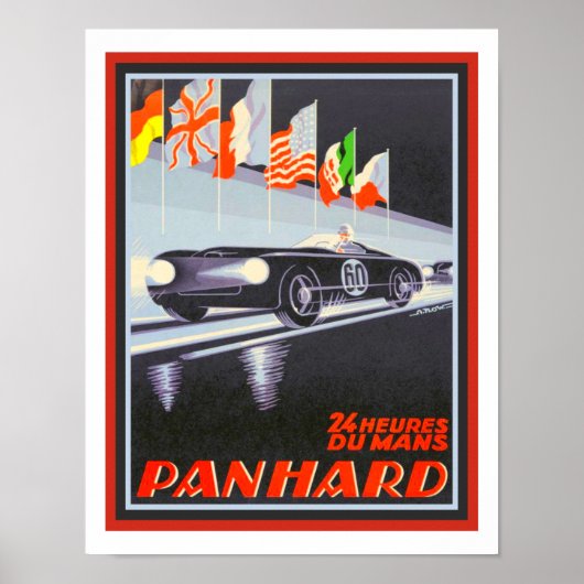 Vintag Panhard Poster - Alex Kow (Vorne)
