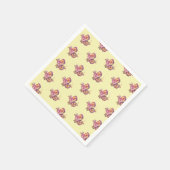 Vintag Pansy Blooms Paper Napkin Serviette (Ecke)