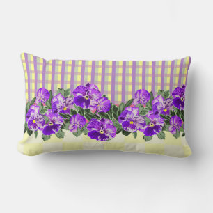 Vintag Pansy Pillow Lendenkissen