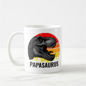 Vintag Papasaurus T-rex Sunset Kaffeetasse (Links)