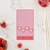 Vintag Paper Hearts Paper Napkin Serviette (Beispiel)