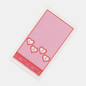 Vintag Paper Hearts Paper Napkin Serviette (Ecke)