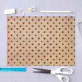 Vintag Paper Polka Hörmuster Seidenpapier (Handwerk)