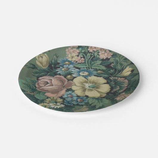 Vintag Pappteller (Schrägansicht)