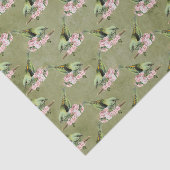 Vintag Parakeet Seidenpapier (Ausschnitt)