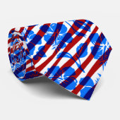 Vintag Pareau Stripe Necktie Krawatte (Gerollt)