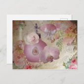 Vintag Parfüm Postkarte (Vorne/Hinten)