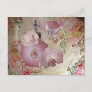 Vintag Parfüm Postkarte