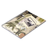 Vintag Paris Collage...notebook Notizblock (Linke Seite)