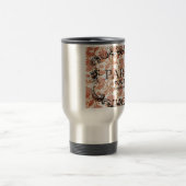 Vintag Paris Damask Reisebecher (Mittel)