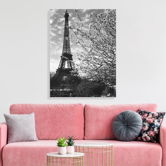 Vintag Paris Eiffel Tower Leinwanddruck (Insitu (Wohnzimmer))