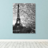 Vintag Paris Eiffel Tower Leinwanddruck (Insitu (Holzboden))