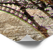 Vintag Paris, Eiffelturm Poster (Ecke)