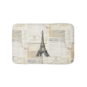 Vintag Paris Ephemera Bath Rug Badematte (Vorderseite)