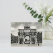 Vintag Paris, Etoile, Arc de Triumphe Postkarte (Stehend Vorderseite)
