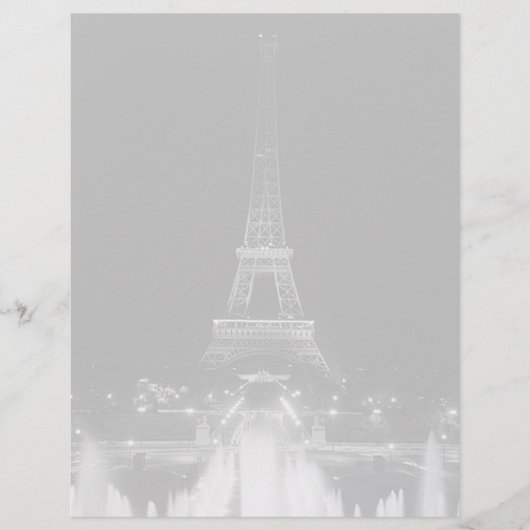 Vintag Paris Fontains Tower Eiffel (Vorderseite)