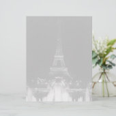 Vintag Paris Fontains Tower Eiffel (Stehend Vorderseite)