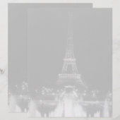 Vintag Paris Fontains Tower Eiffel (Vorne/Hinten)