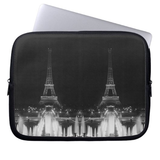 Vintag Paris Fontains Tower Eiffel night Case Mat (Vorderseite)
