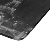 Vintag Paris Fontains Tower Eiffel Schneidebrett (Ecke)