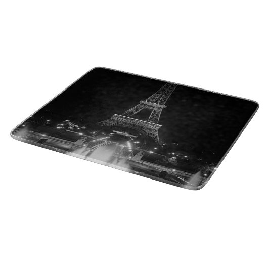 Vintag Paris Fontains Tower Eiffel Schneidebrett (Ecke)