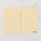 Vintag Paris Frankreich Karte Postkarte (Rückseite)