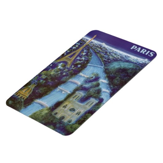 Vintag Paris, Frankreich - Magnet (Linke Seite)