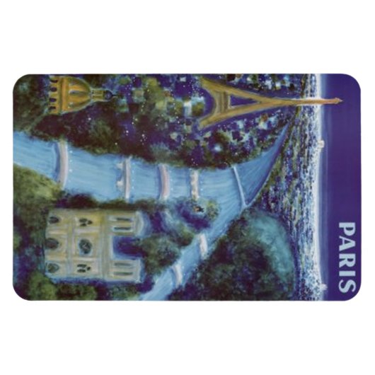 Vintag Paris, Frankreich - Magnet (Horizontal)