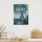 Vintag Paris - Frankreich Poster (Küche)