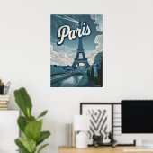 Vintag Paris - Frankreich Poster (Heimbüro)