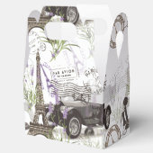 Vintag Paris Geschenkschachtel (Geöffnet)