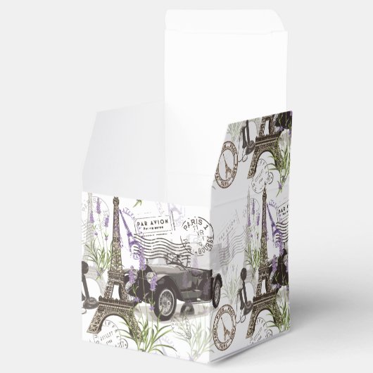 Vintag Paris Geschenkschachtel (Geöffnet)