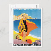 Vintag Paris Lyon Mediterranea Postkarte (Vorne/Hinten)