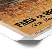 Vintag Paris Lyon Méditerranée Poster (Ecke)