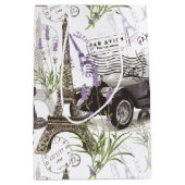 Vintag Paris Mittlere Geschenktüte (Vorderseite)